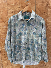 Vintage 90s Paisley Scrapbook Print Long Sleeve Ugly Shirt Men's L by Dornbusch